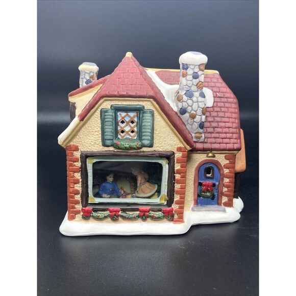 Dollar General Store Christmas Village Lighted Porcelain Building in Box New - Picture 8 of 8